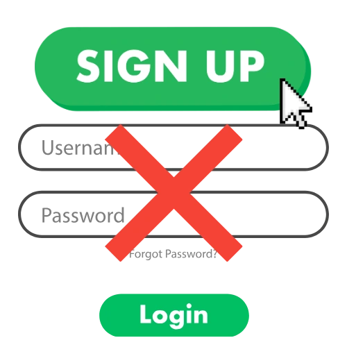 No Login Signup